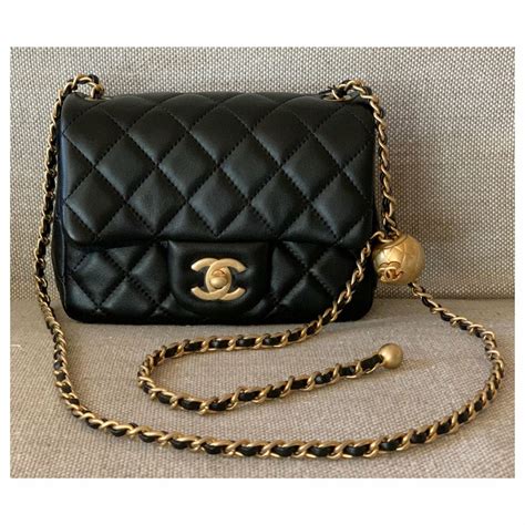 black chanel bag small|chanel small bag with price.